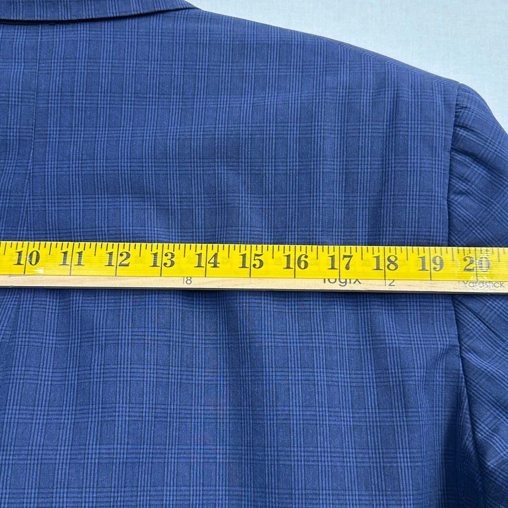 Collection by Michael Strahan Wool Blend Suit Blue Plaid Men's 56L - Picture 9 of 16